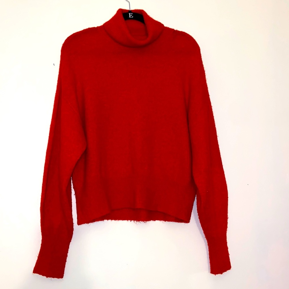 H&M oversized turtle neck sweater.